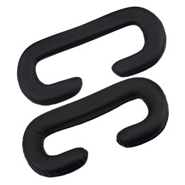 GRIRIW 2pcs Pu Leather Vr Eye Mask Sponge Cushion for Vive Breathable Eye Pad Thickness for Comfortable Easy to Clean and Replaceable Face Cover Pad