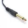 kenable 6.35mm Mono Jack Plug to Phono RCA Plugs SCREENED