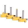 Spoilboard Surfacing Router Bit Set 4 Flute Rabbet Slot Flattening
