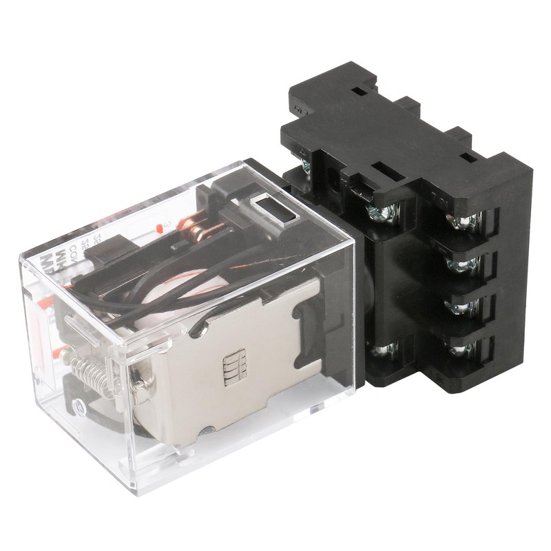 Weasch 2Pcs Power Relay MK3P-I, AC 110V Coil, DPDT, 11