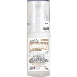 Omia, Moroccan Argan Moisturising Facial Serum Nourishing and Elastic Facial Treatment for Face and Eyes, Ideal as a Makeup Base, 30 ml