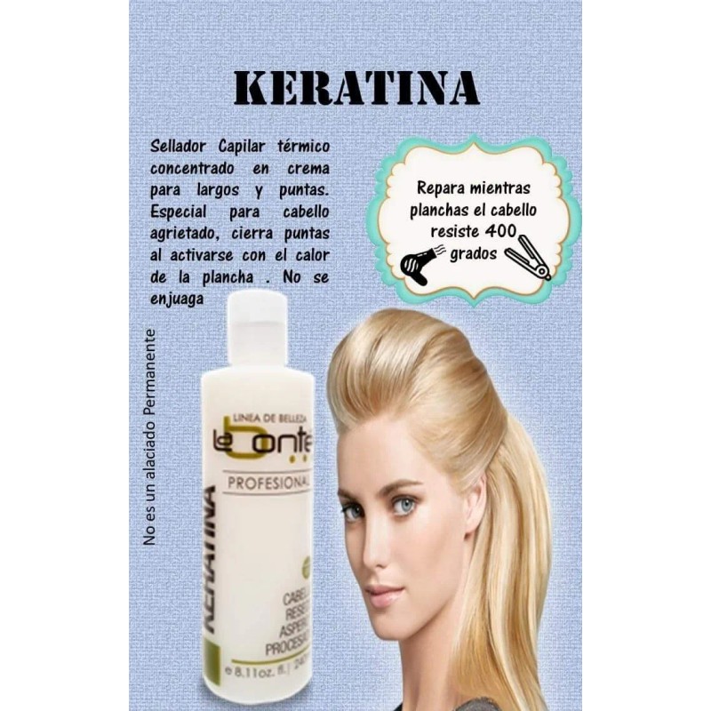 3 Unidades De Keratina La Bonte 240ml + Envío Gratis
