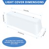 JIYIZO S97018564 Hood Light Cover Replacement - Compatible with Nu-Tone
