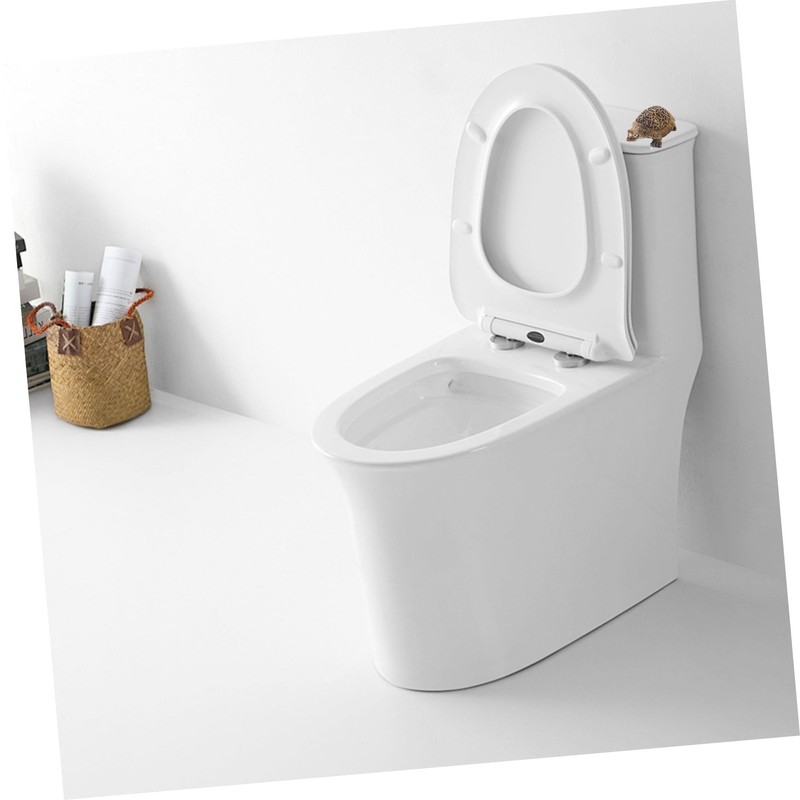 DOITOOL Ceramic Toilet Bolt Cap Covers Adorable Push-On Bathroom Decorations