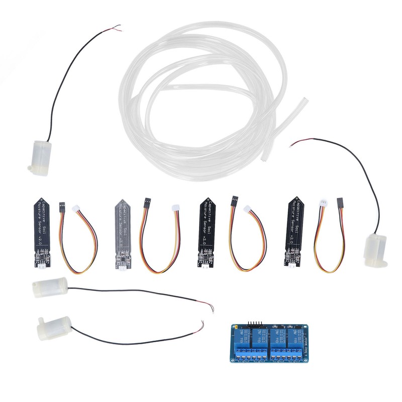Automatic Irrigation Kit Self Watering System 4 Way Relay for