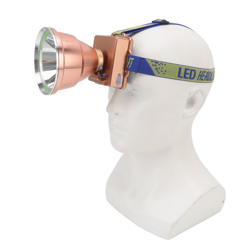 LED Torch Headlamp High Light Beam USB Charging 4800MAH Miner