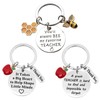 ChillOutPal Teacher Appreciation Gifts - Teacher Keychain Set Perfect Christmas