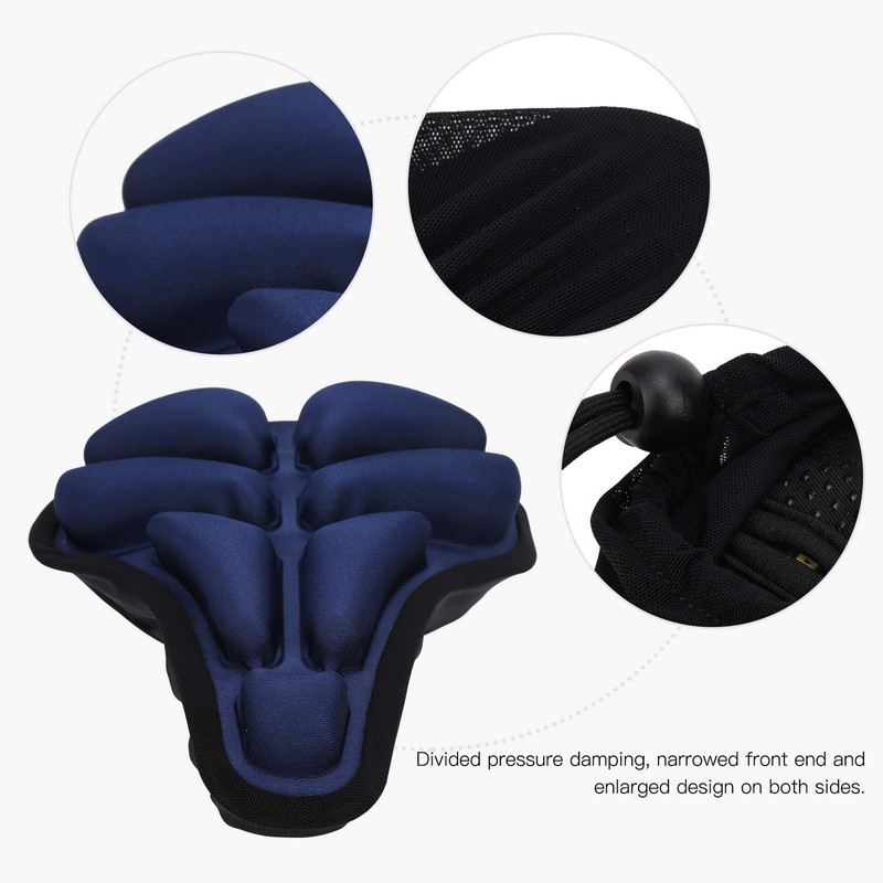 Bicycle Seat Cushion | JFT Shock‑Absorption Inflatable Saddle Cover |