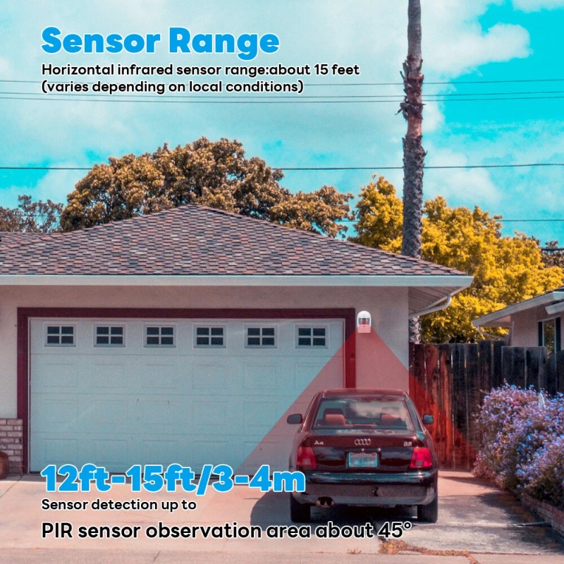 Universal 1000FT Wireless Motion Sensor System Driveway Alarm Alert Security