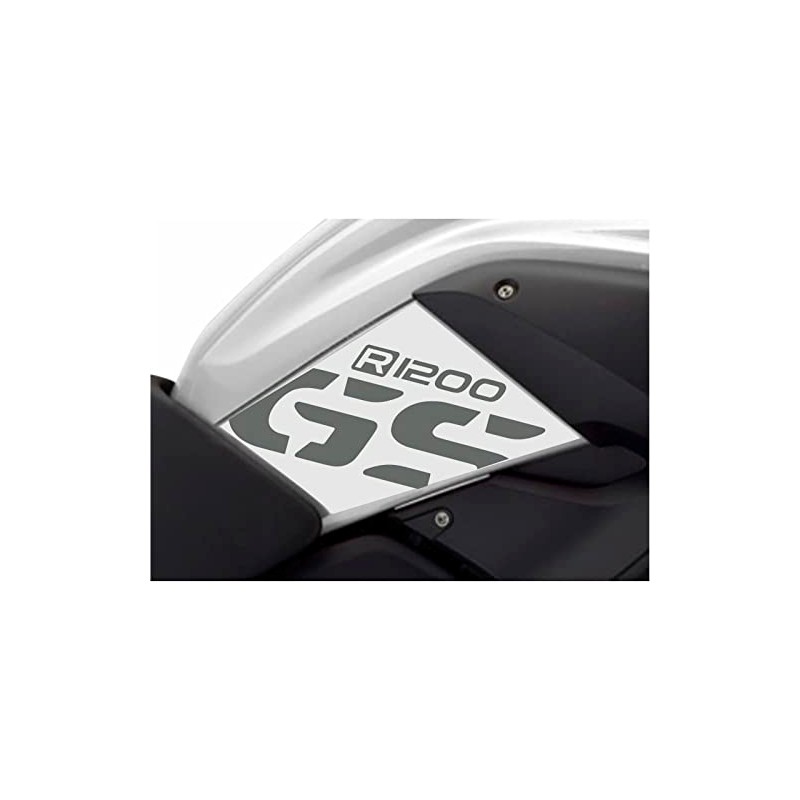 2 Stickers Compatible with Motorcycle R 1200 GS 2008-2012 White