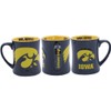 RFSJ Iowa Hawkeyes Ceramic 16 oz Relief (3D) Mug, Black