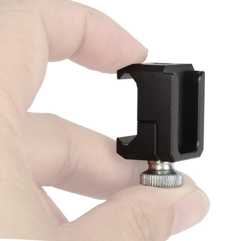 NICEYRIG Cold Shoe Mount Cold Shoe Adapter with NATO Rail