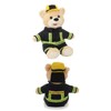 ESouvenirs Plush Fireman Bear Approx. 27 cm with Fire Brigade