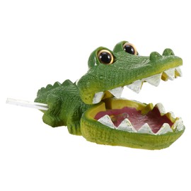 Fish Aquarium Accessories Alligator Aquarium Ornament- Alligator Air Decorations, Resin Ornament for Aquarium Fish Tank Decor Aquarium Accessories