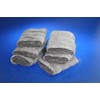 6 x Stahlwoll Pads Putzkissen XL 9x8x2,5 cm - verseift