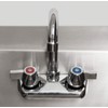 BK Resources BKHS-W-1410-P-G Wall Mount Stainless Steel Hand Sink with