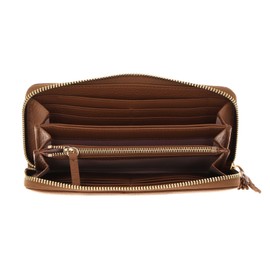 Coccinelle Tassel Zip Around Wallet Nocciola, Nocciola