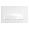 SPARES2GO Luxury Concealed Toilet Cistern Flush Plate Kit for Wall