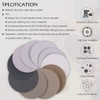 Keadic 50 Pieces 3" Dry Wet and Dry Sanding Discs