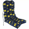 Everything Comfy Michigan Wolverines Adirondack Cushion Patio Chair Cushion