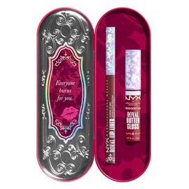 Nyx Professional Makeup, Bridgerton Kit de Labios Tonos:Cherry Courtship (cereza)/ Berry of the ball (vino nude) / Kit de labios. Fórmula vegana.