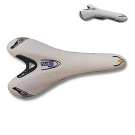 Road Bike Saddle Carbon Saddle Adult MTB Cycling Comfortable Ergonomic Breathable White for Road Bike