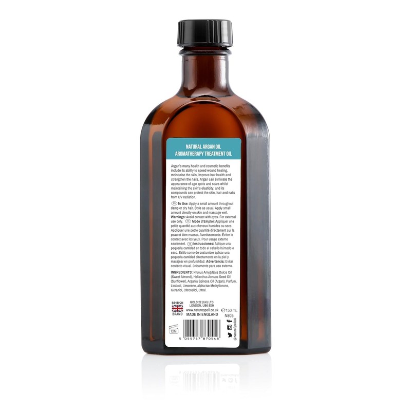 Nature Spell Argan Oil for Hair & Scalp, Pre-Diluted Oil