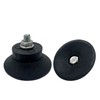 4Pcs Air Compressor Rubber Feet,No Oil Machine Shock-Absorbing Foot Pads,Black(M6