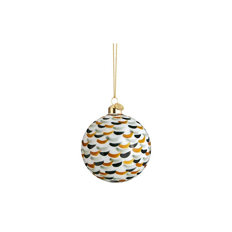 Holmegaard Christmas Bauble Diameter 8 cm Mouth-Blown Borosilicate Decoration Green
