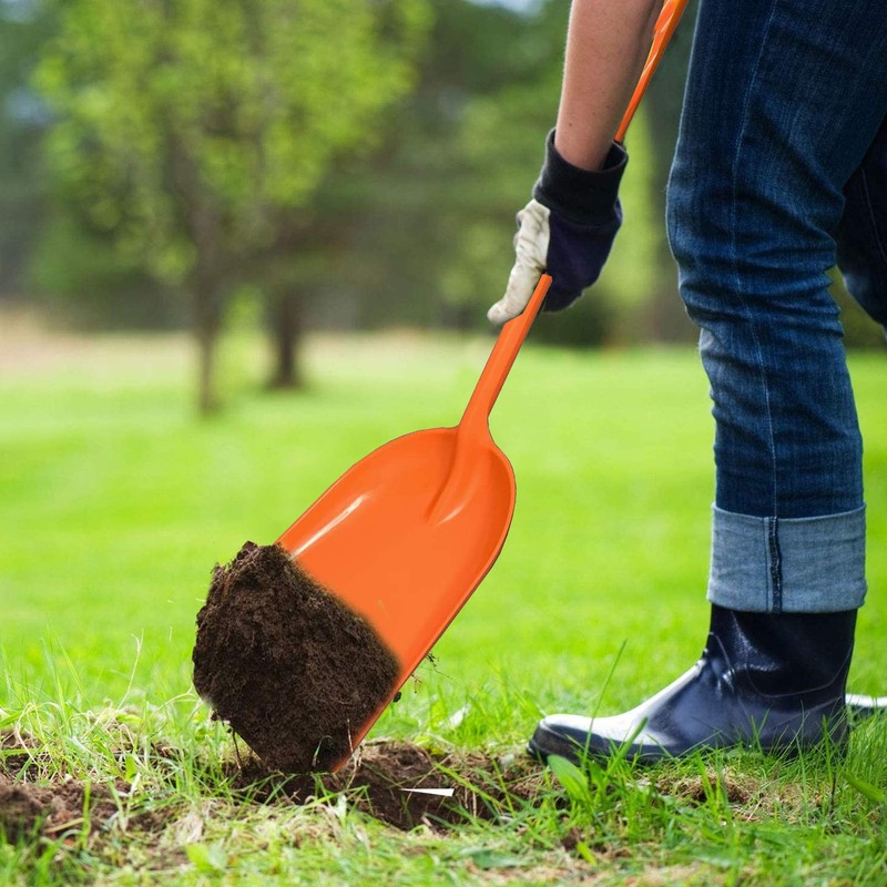 Ashman Plastic Snow Shovel with Durable Multi-Purpose Snow Plastic Shovel.