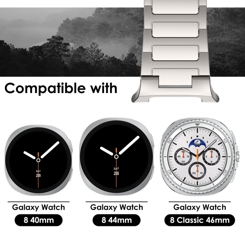 NewWays Titanium Band for Galaxy Watch 8 Classic 46mm /