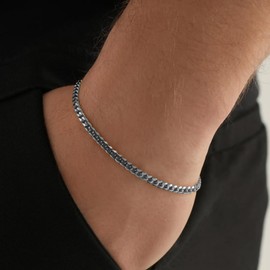 Gold Bracelets for Men Men's Bracelets Silver Bracelet for Men Bracelet Homme Gold Cuban Link Chain for Mens Jewelry Gift