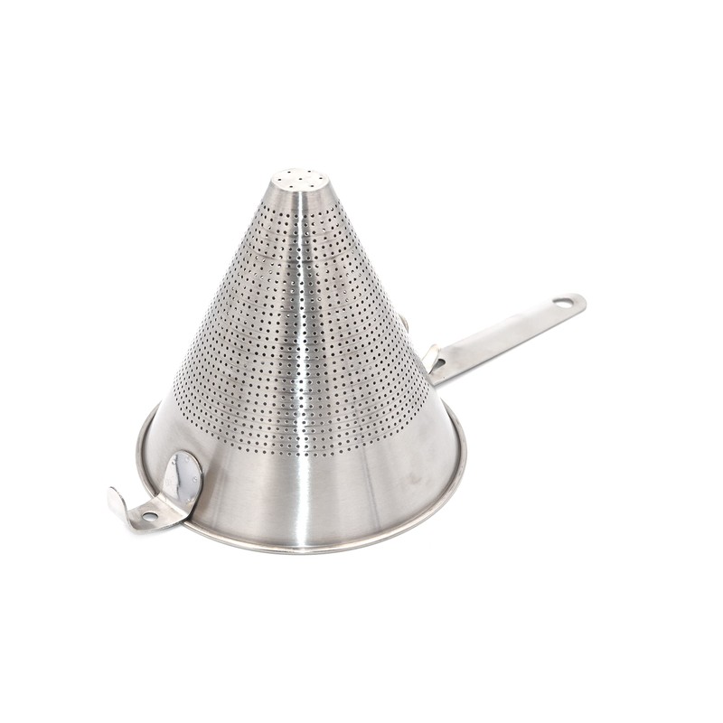 Chinese Kitchen Strainer Stainless Steel Deep Tapered Sauce Filtration Strainer