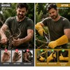 Long Cuff Cowhide Leather Work Gloves for Men & Women