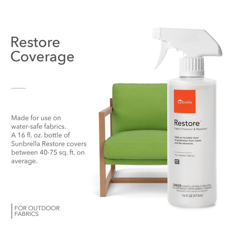 Sunbrella Restore Fabric Protector | Water-Repellent Spray for Outdoor Fabrics