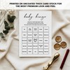 Sahjzk Baby Shower Bingo Cards, 25 Unique Sheets, Gender Neutral