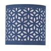 firstchoicelighting Set of 2 Navy Blue Table Lamp Shades, Lampshades