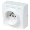 Appareillage en saillie prise 2P+T 16 ampères Blok DEBFLEX White