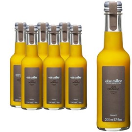 Generic Alain Milliat-Orange Juice, 6.8 Fl Oz (Six 200ml Glass Bottles)