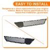 WenQi Front Lower Bumper Black Mesh Grille For 2015 16