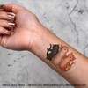 4 x 'Singing Cat Trio' Temporary Tattoos - Water Resistant,