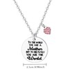 Hgreiwgk Mother Necklace Gift Mum Necklace Gift For Mum Gift