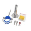 Stainless Steel Adjustable Pipe Clamp Bracket - Wall/Ceiling Mount Support
