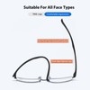 KISSOUL Photochromic Progressive Multifocus Reading Glasses Anti-blue Light Transition Multifocal