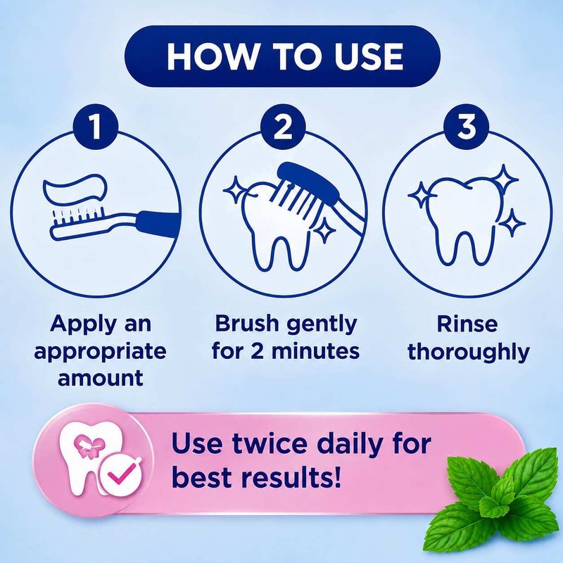 Oral-B Tooth and Gum Care Toothpaste Fresh Mint (Buy 2