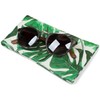 styleBREAKER Case for Sunglasses with Palm Tree Print and Cleaning