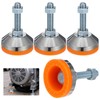 HOFURME 4 Pcs Heavy Duty Leveling Feet M12 Thread, Adjustable