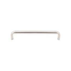 Top_Knobs Exeter Pull Color Brushed Satin Nickel 6 5/16” Length Devon Coll Modern Transitional Bar Handle Kitchen Bath Cabinet Hardware Dresser Bathroom Metal Handle Interior Home