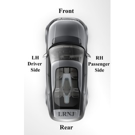 GENUINE LAND ROVER FRONT DRIVER DOOR HANDLE CAP GREY COMPATIBLE WITH LAND ROVER RANGE ROVER SPORT 2006-2009 & LR3 2009 PART: CXJ500030LEP