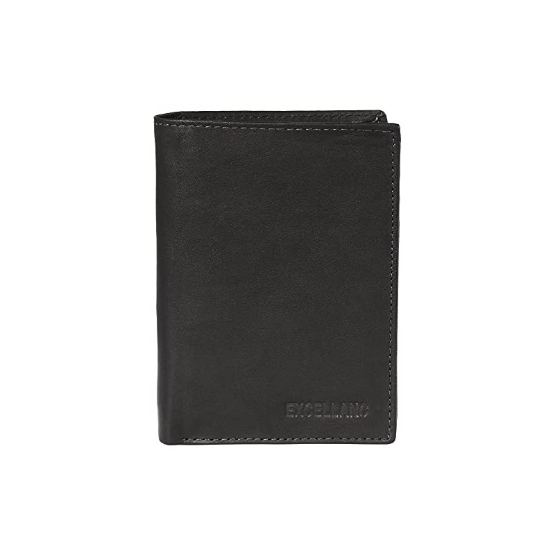 Excellanc 3000229 Men's Wallet Real Leather Landscape Format 12 x